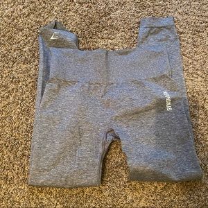 Gymshark womens grey seamless marl leggings